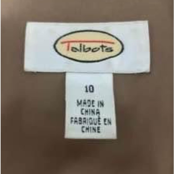 Women’s size 10 Talbot’s 100% leather jacket (tan) - Picture 4 of 9